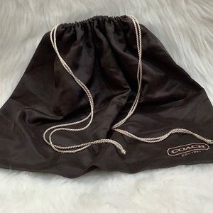 Large coach satin dust bag